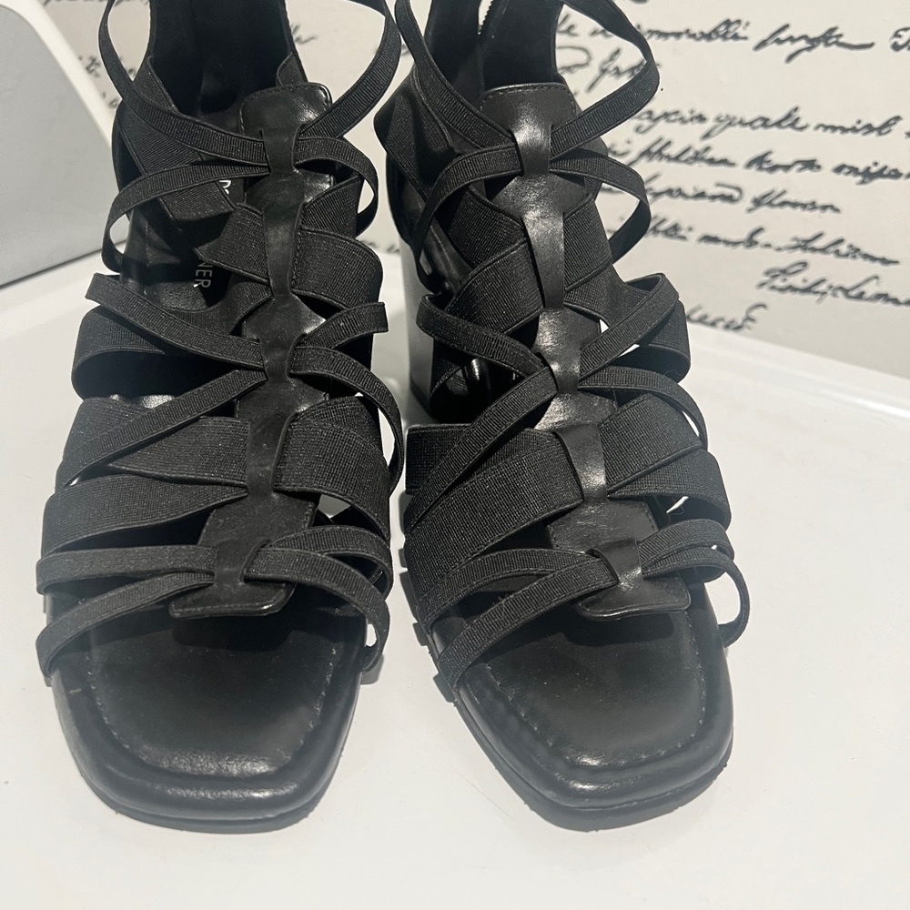 Donald J. Pliner Black Strappy Sandals